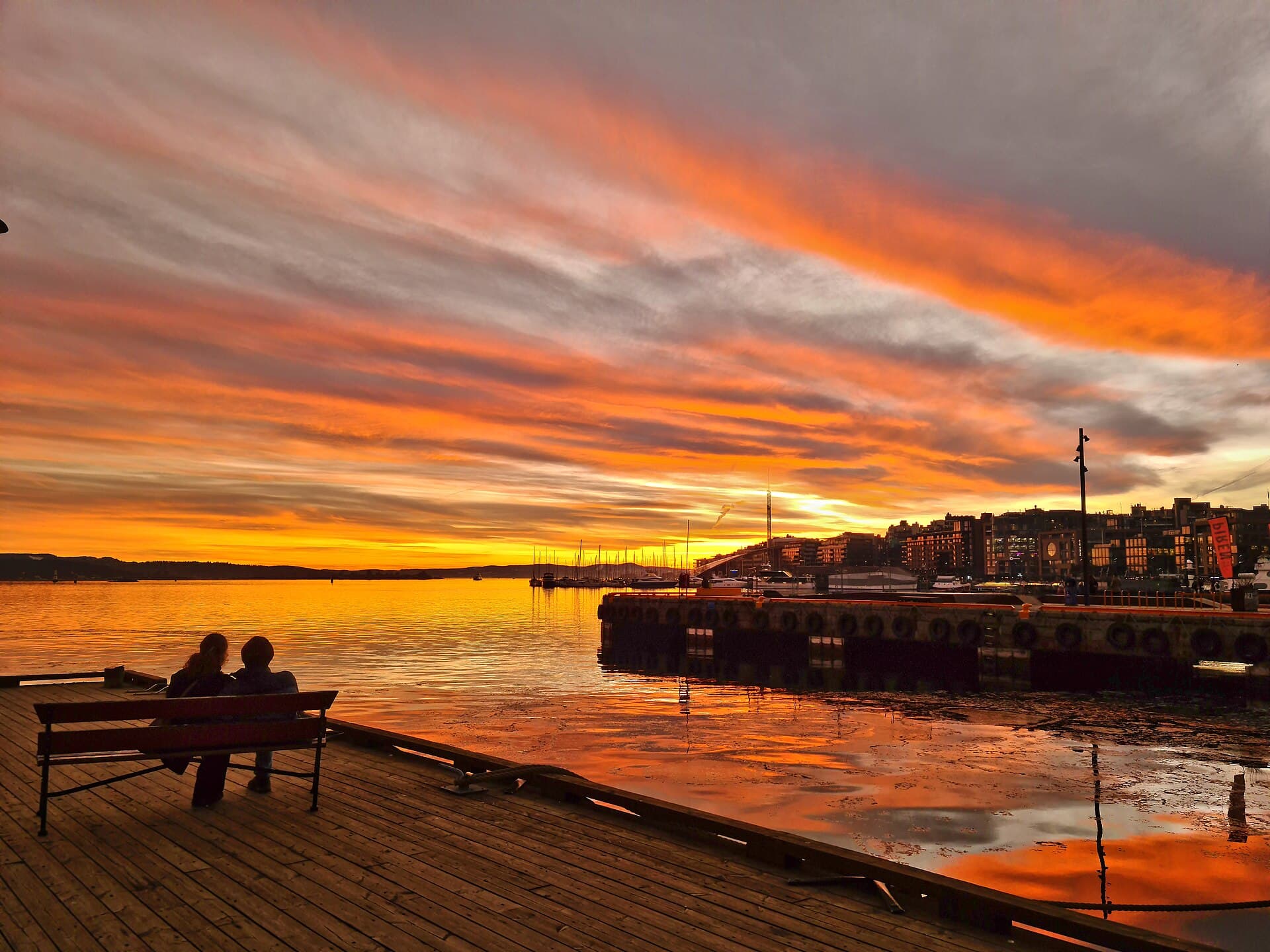 The Oslofjord in Oslo