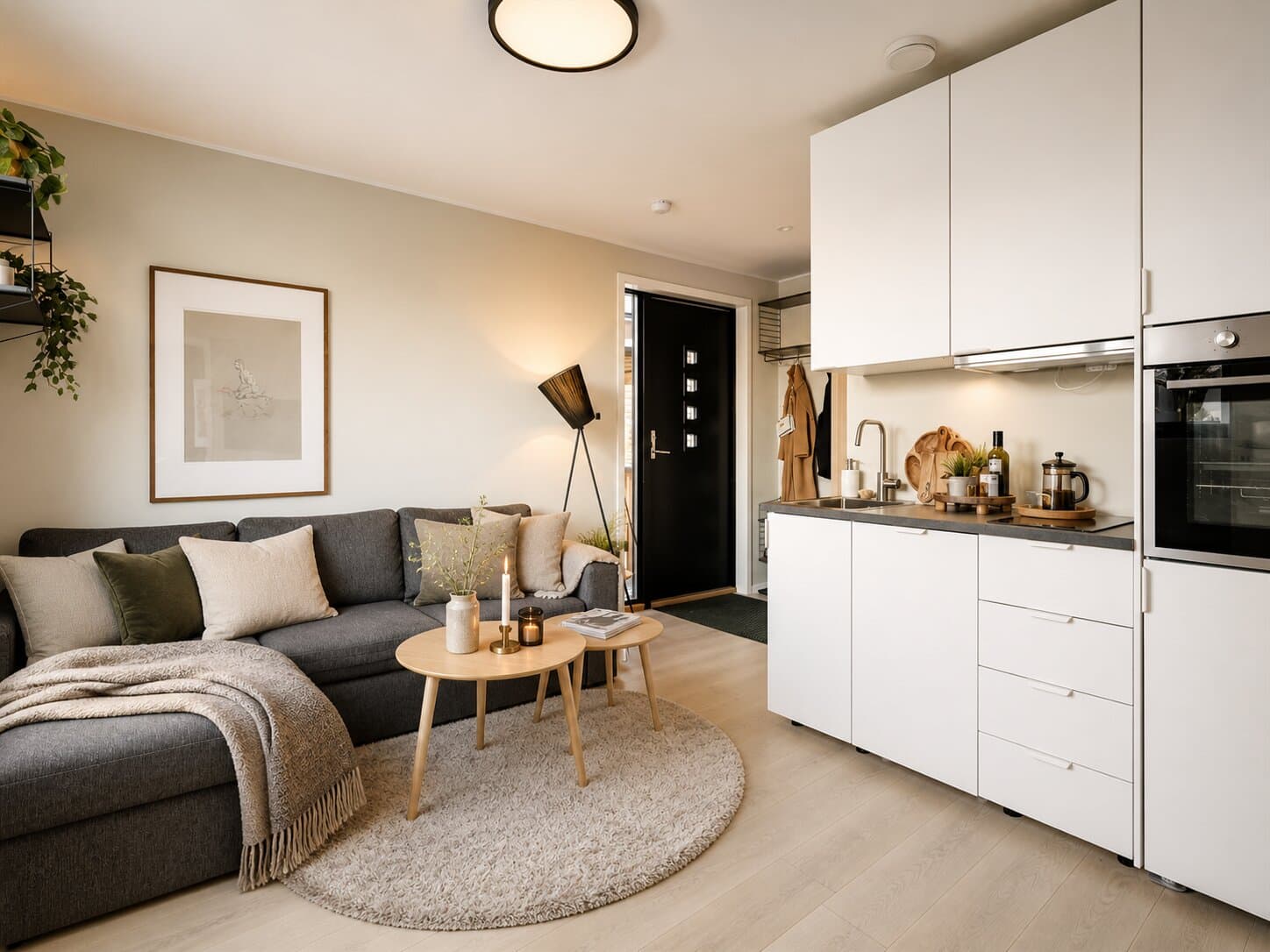 Annex living with kitchenette and private entrance